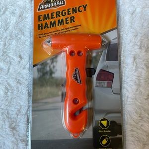 NWT Armor All Emergency Hammer - it breaks glass,cut seatbelt signal emergency